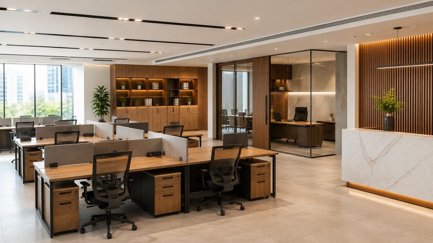Best Office Furniture Manufacturer in Pune - Modern Workstations