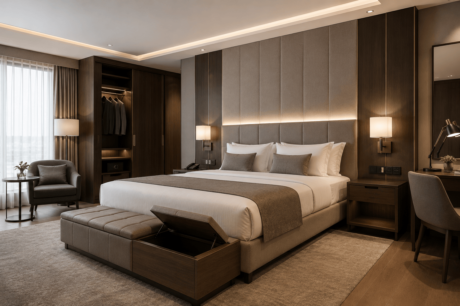Hotel Bed Furniture Manufacturer in Pune - Nakhtal Furniture