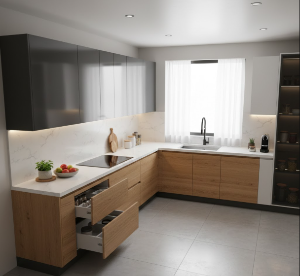 Modular Kitchen Furniture Manufacturer in Pune - Nakhtal Furniture Custom Kitchen